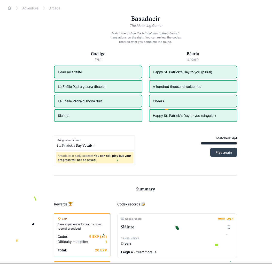 Example of elements like avatar, badge and button