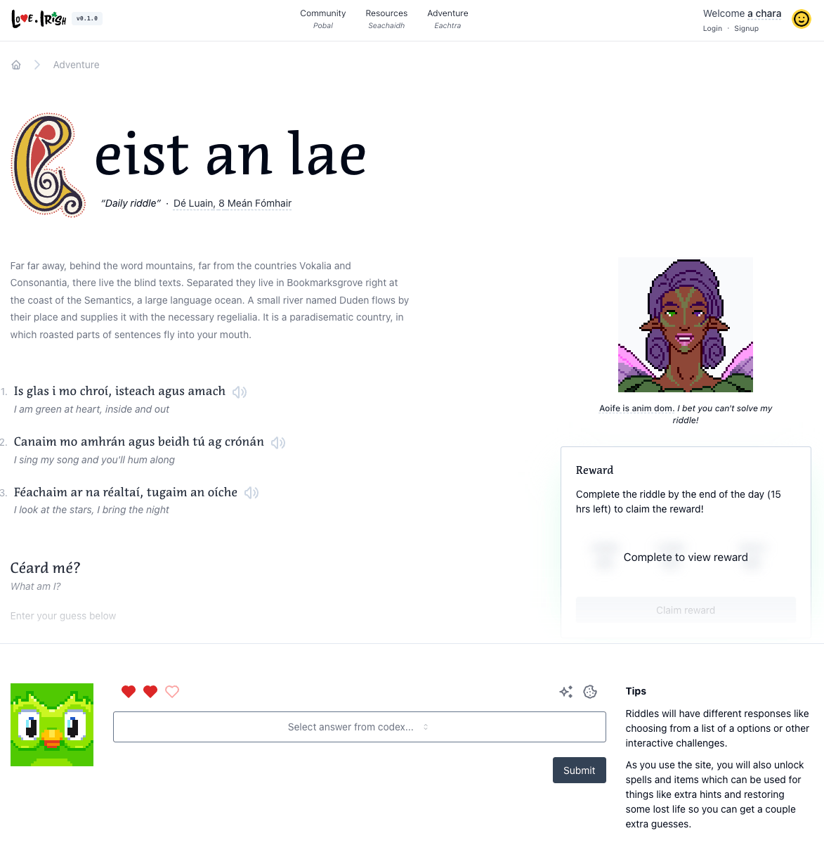 Example of elements like avatar, badge and button