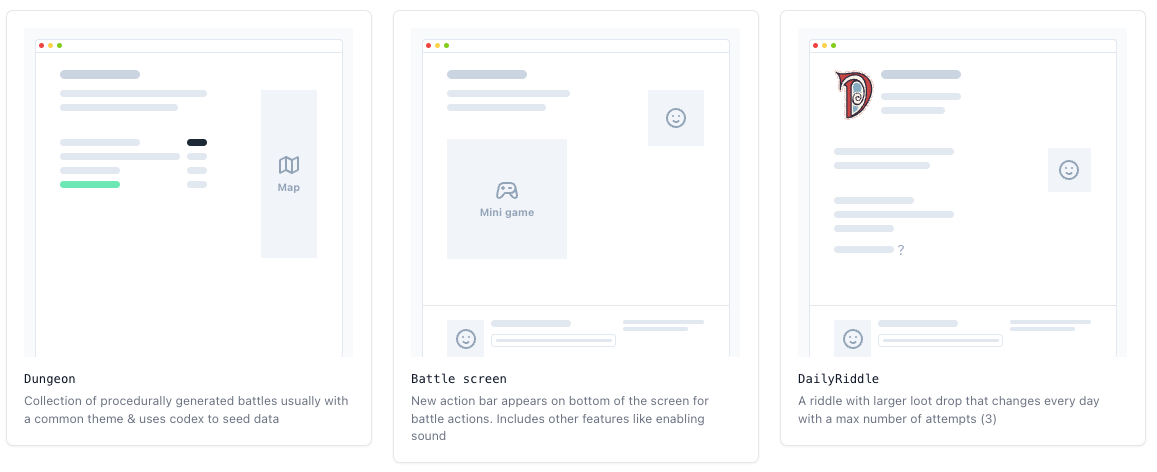 Example of elements like avatar, badge and button