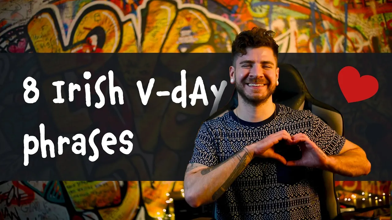 Youtube video of Valentine's day vocab in Irish made by Myk Klemme
