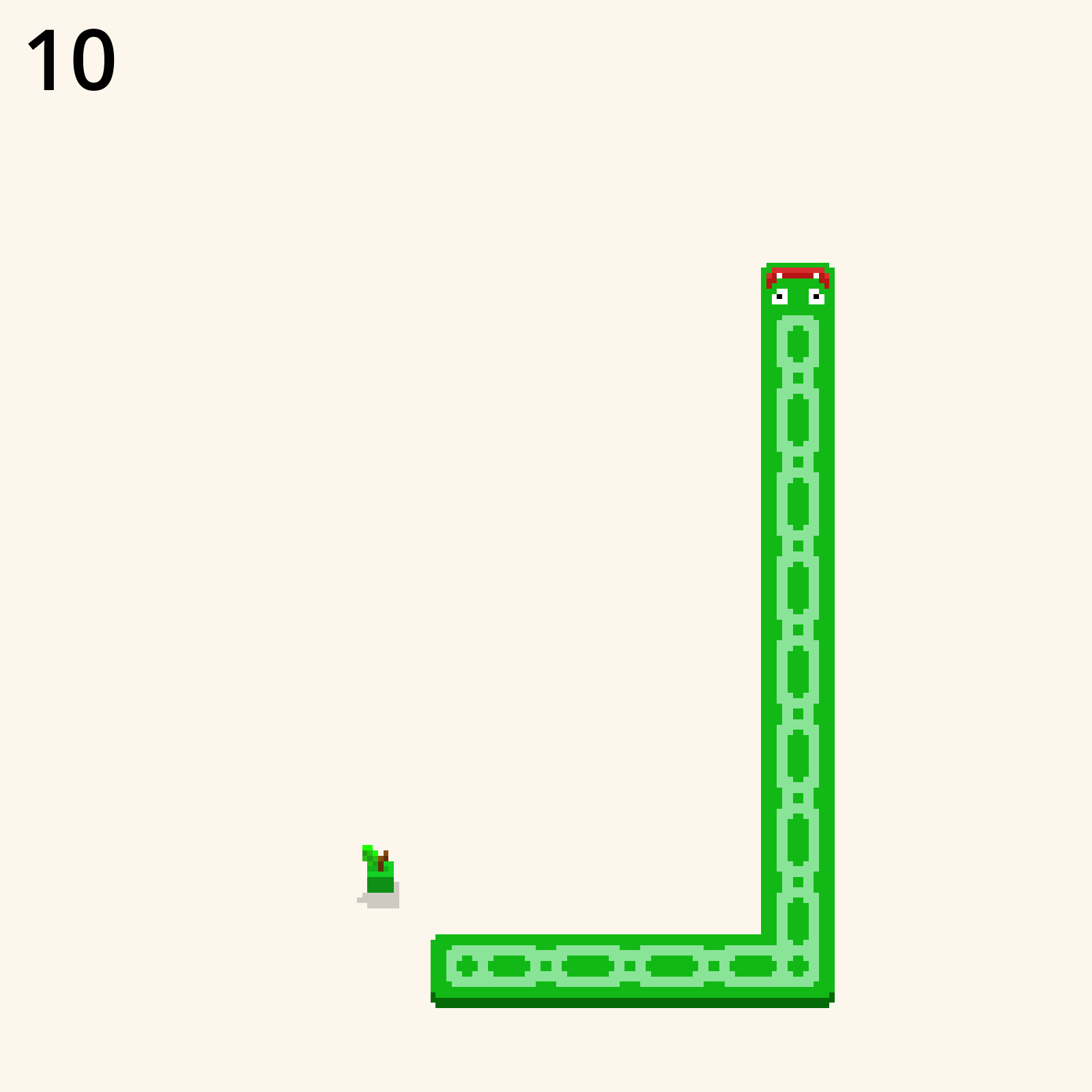 Classic snake game with a magical twist made by Myk Klemme