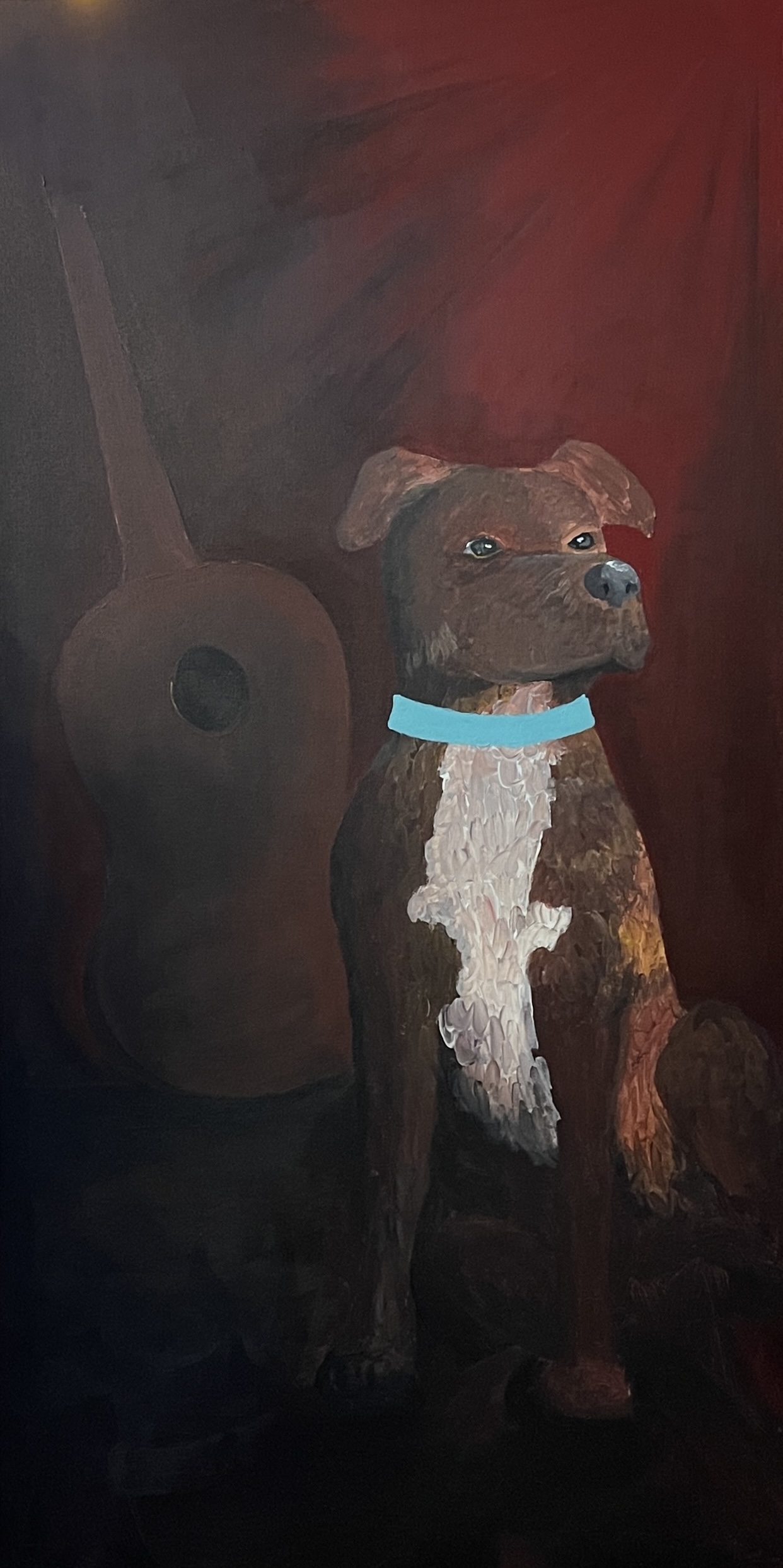 Painting of my dog, Boss