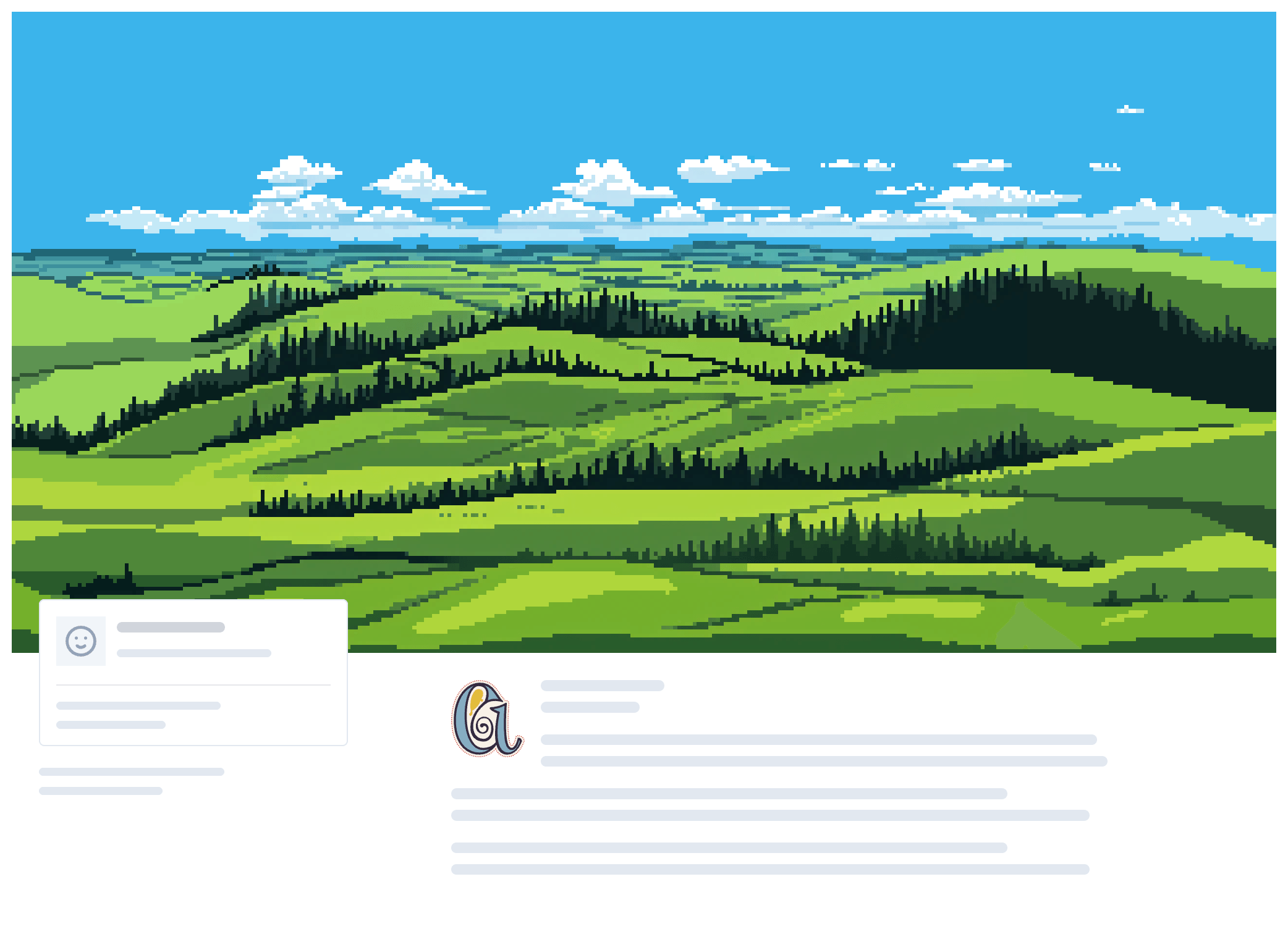 Example of a lofi component in use for profiles